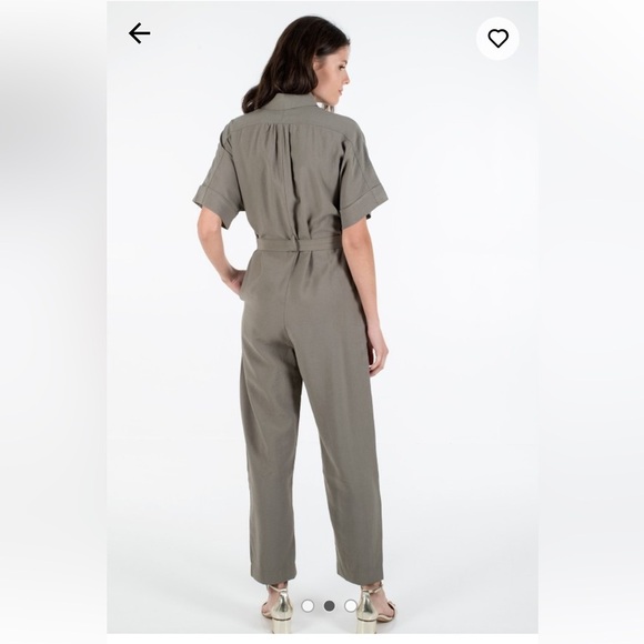 Molly Bracken Khaki Jumpsuit Utility 
Size 1X - Picture 3 of 13